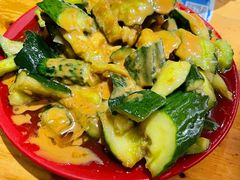 麻酱黄瓜-冯老二羊肉串