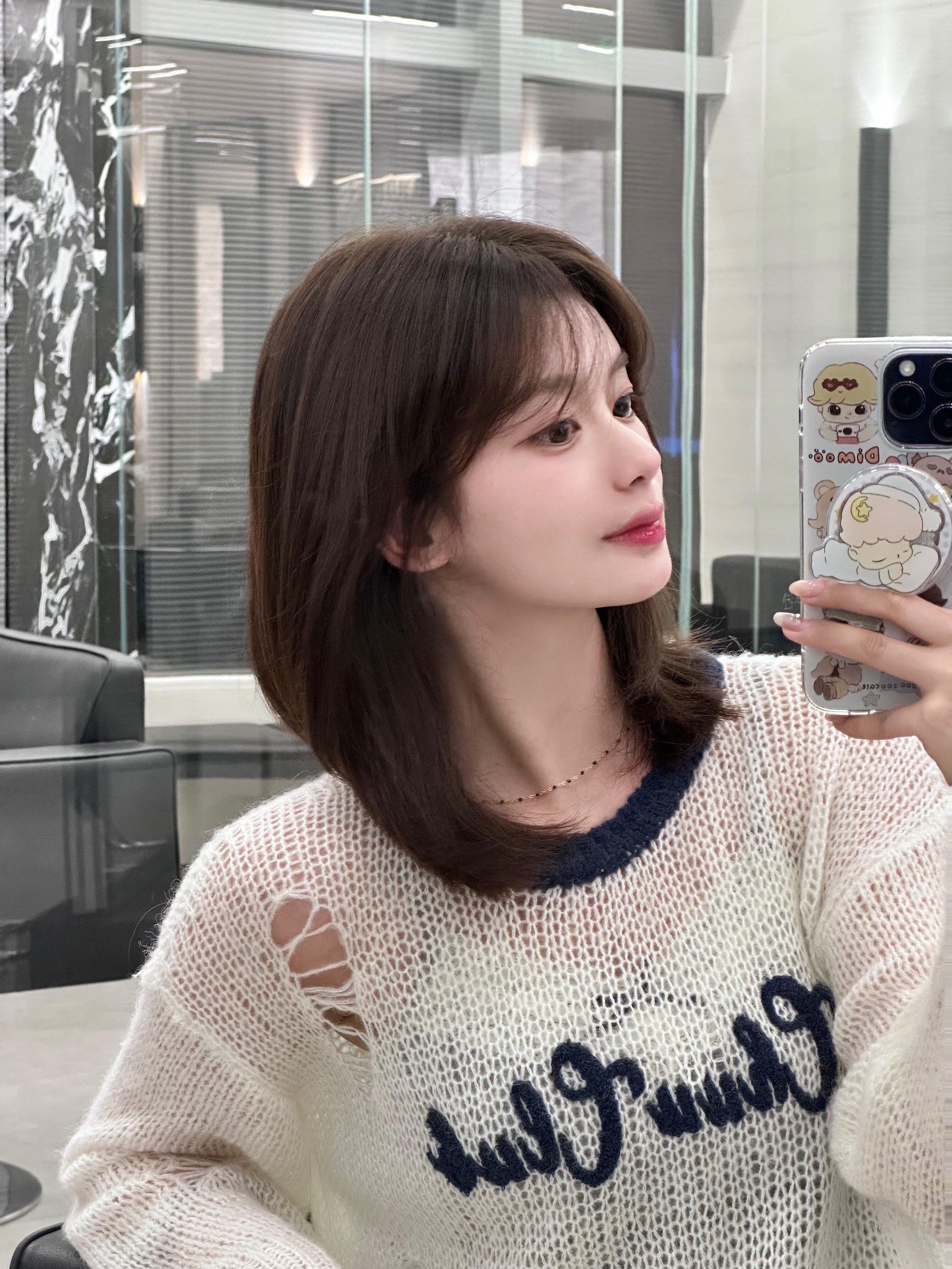 初恋头少女锁骨发型
