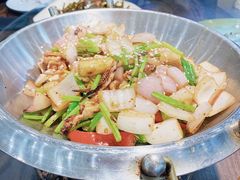 干锅八爪鱼-淮城老友海鲜大咖龙虾烤吧(淮安店)