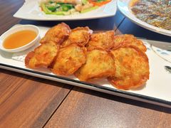 香炸墨鱼虾饼-大浪潮·潮汕菜·招牌生腌小青龙(福田店)