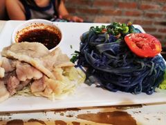 -蝶豆花蓝面条