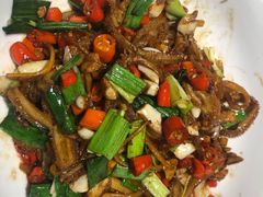 酸萝卜炒牛肚-味上湘菜馆(河马店)