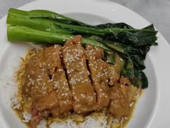 咖喱薯仔黄金炸鸡扒饭-颓记茶餐厅(美景总店)