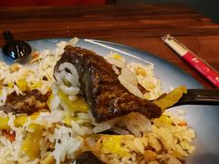 -劳动公园新疆人烤腰子