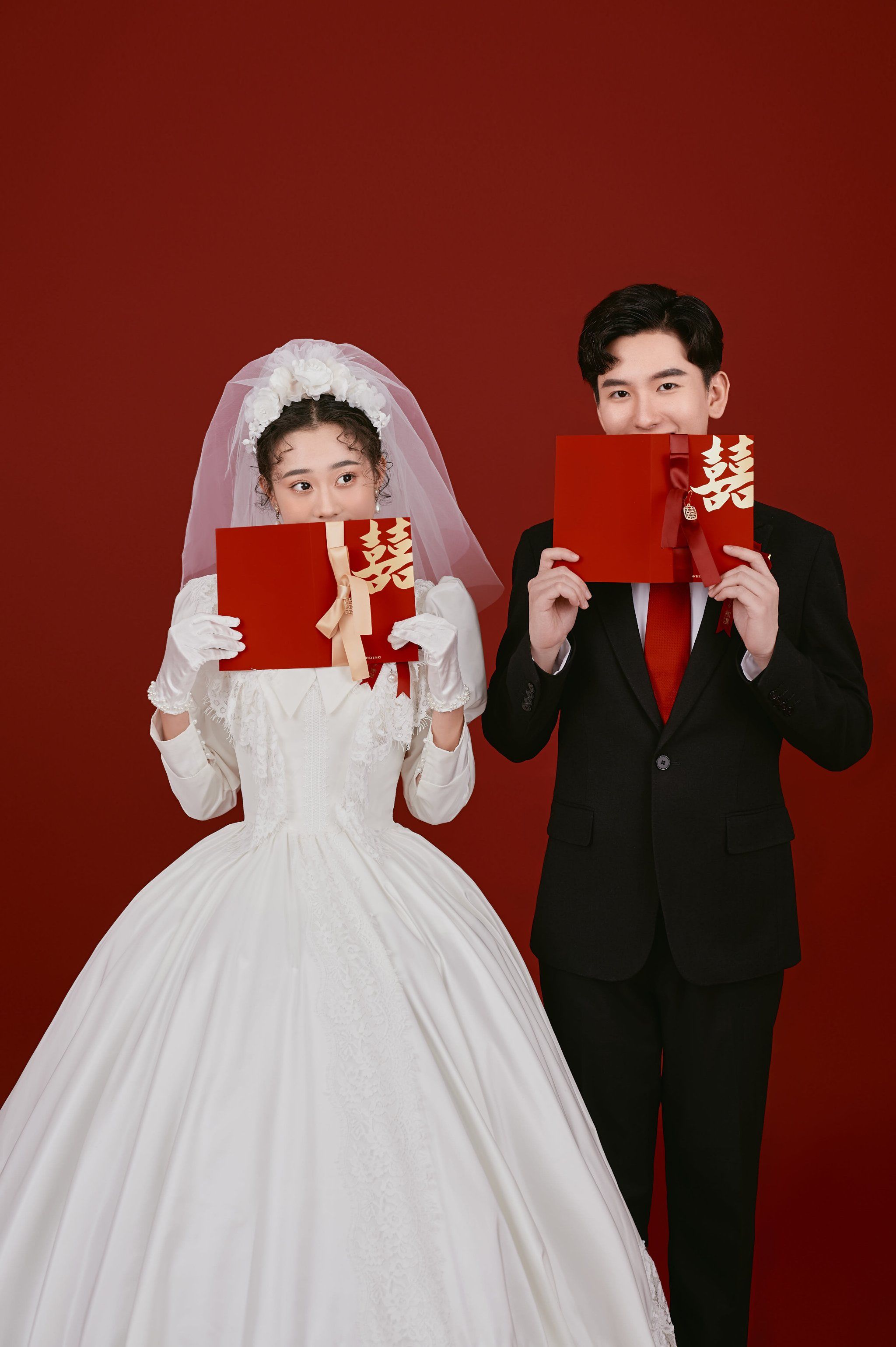 谁拍谁被夸的喜嫁婚纱照囍味十足速来qet