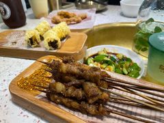 羊肉串-老佛爷铜炉蛙锅(挂绿店)