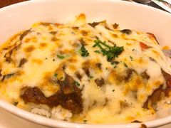 菌菇粒黑椒牛肉酱芝士烤饭-玛格萝妮比萨屋(四平店)