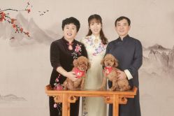 -时光纪亲子全家福照相馆(静安店母女写真父母纪念照)