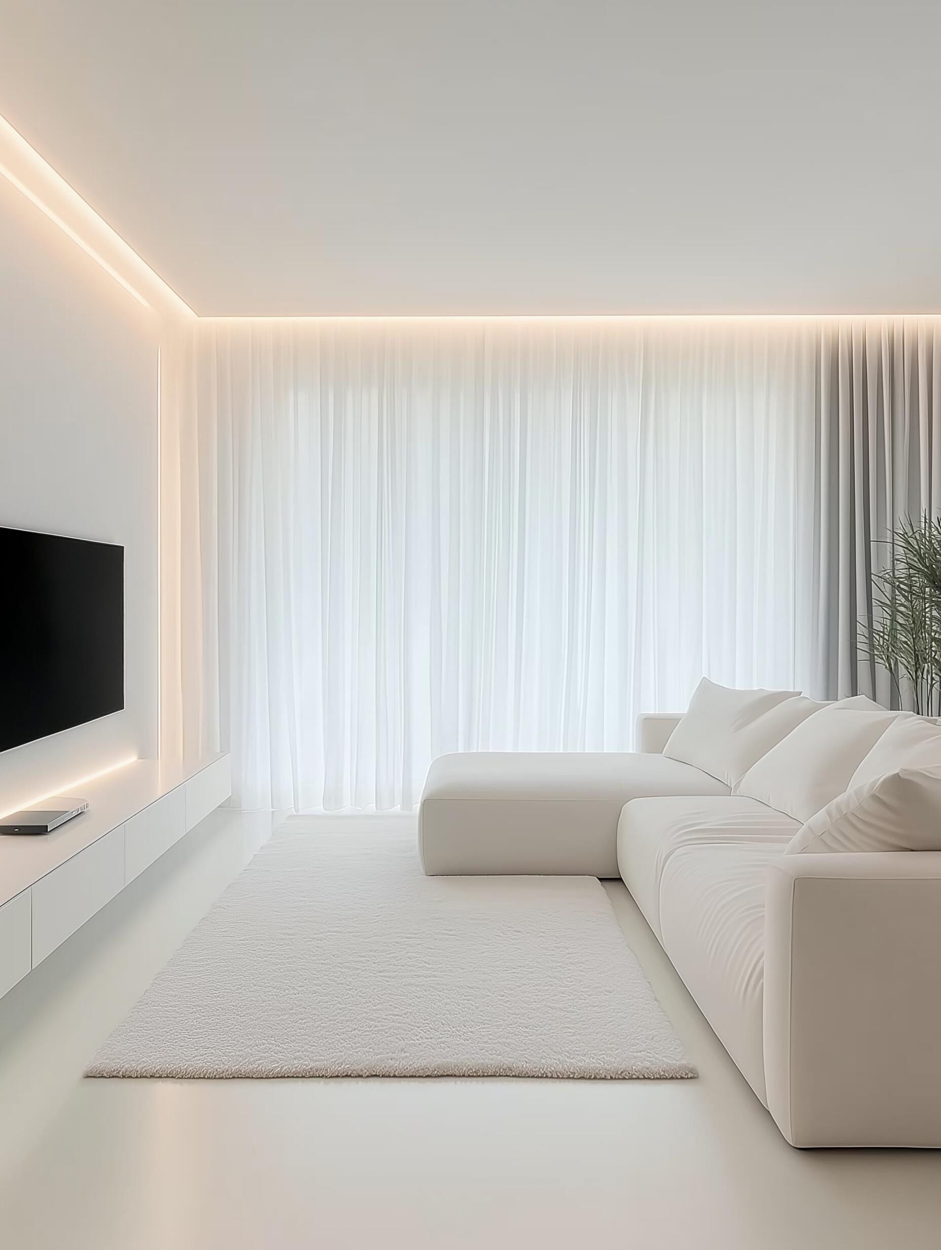 听了劝!没有过度装修,全屋大白墙