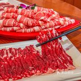 在金桥，吃到了地道的老北京铜锅涮肉