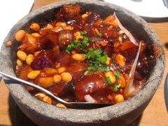 石锅黄豆焖茄子-庆江南江南菜(昆山吾悦广场店)