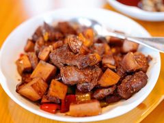 野菌炒m5牛肉眼-宁波柏悦酒店·钱湖渔港