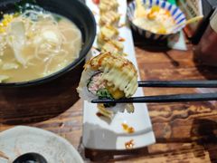 鲜切芒果芝士卷寿司-小川洋风料理(街道口店)