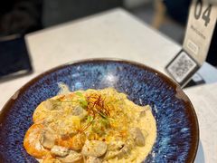 芝士蘑菇鲜虾意大利面-BE BRIGHT KITCHEN(正佳广场店)