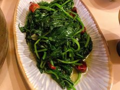 炝炒地瓜叶-山石榴·贵州菜(丰盛里店)