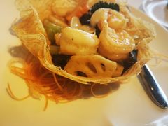 金盏虾丸子炒爽菜-三号黄浦会Canton Table