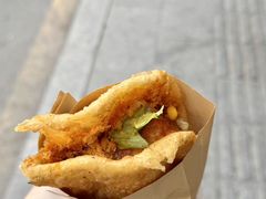 -小红车炸蛋葱油饼