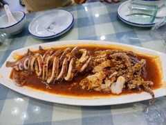 香辣鱿鱼-华圆美食-老蓬莱菜(蓬港路店)