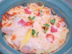 德国香肠焗土豆泥-蜜桃花开·中西融合菜E&W(南长街店)