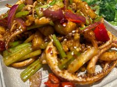 香辣鱿鱼-小菜园新徽菜(合肥天鹅湖万达店)