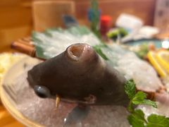 扒皮鱼生鱼片-晶吉·居酒屋·烧鸟·生鱼饭(中山区民主广场店)