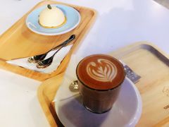 拿铁-sugarman espresso素饮糖人高新咖啡工厂