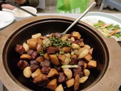 杏鲍菇牛肉粒-狮王府淮扬菜(新街口友谊店)