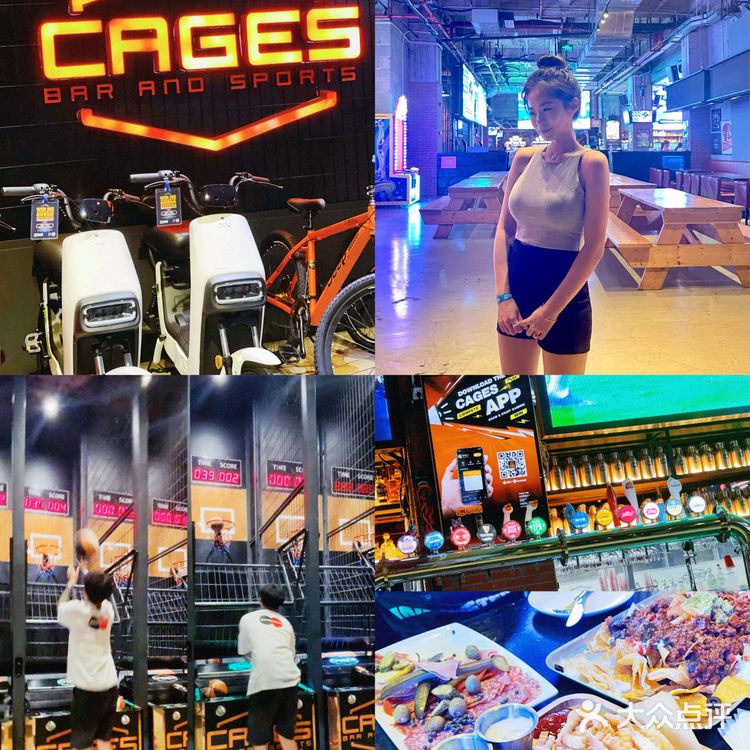 上海探店🏀可以打棒球看体育赛事的美式餐吧