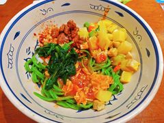 招牌四合一-秦君宝手擀菠菜面(金花路店)