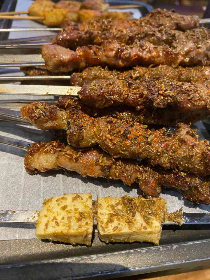 永定门电烤串(常营店)-"团购了一张3-4人餐 才一百多块钱 真的.