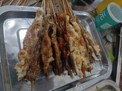 烤鱼片 烤鸡脚筋 烤牛肉-小渔村大燕烧烤(领地海月里店)