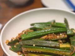 炒秋葵-小大董·烤鸭(王府井apm店)