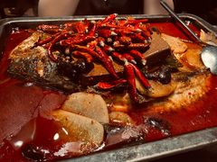 -探鱼·鲜青椒爽麻烤鱼(中天广场店)