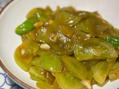 青椒炒青番茄子-肖记公安牛肉鱼杂馆·省级非物质文化遗产(崇仁路江滩直营店)