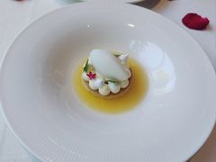 柚子慕斯茉莉花冰沙白柚-福楼法餐厅FLO