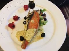 煎三文鱼-爱上层楼咖啡馆(为公桥店)