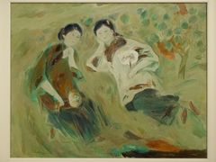 宋贤珍·油画《秋天的故事》-上海油画雕塑院