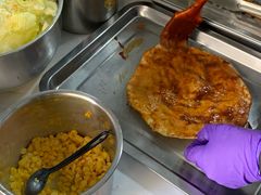 -小红车炸蛋葱油饼