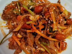 泡椒鱼皮-猪啊牛呀羊啊铜盘烤肉(正大广场店)