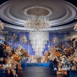 极具视觉冲击力[亲亲][亲亲][亲亲]超大气的蓝橙撞色婚礼