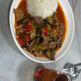 УРІМШІ餐厅的牛肉烧茄子真的太好吃了！茄子软嫩入味