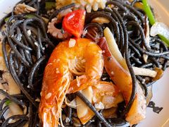 海鲜墨鱼汁意面-月迷津渡(吾悦国际店)
