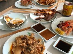 -绿岛港轩海鲜烤肉涮锅自助餐厅