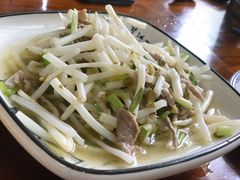 太湖芦苇根炒肉丝-美味之家·湖景农家乐(太湖东山店)