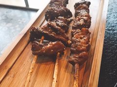 烤羊排串-羊肉街口老银川滩羊涮肉馆