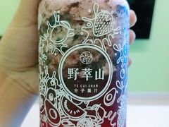 蓝莓百香果柠檬-野萃山·潮汕厚果汁(十亩地店)