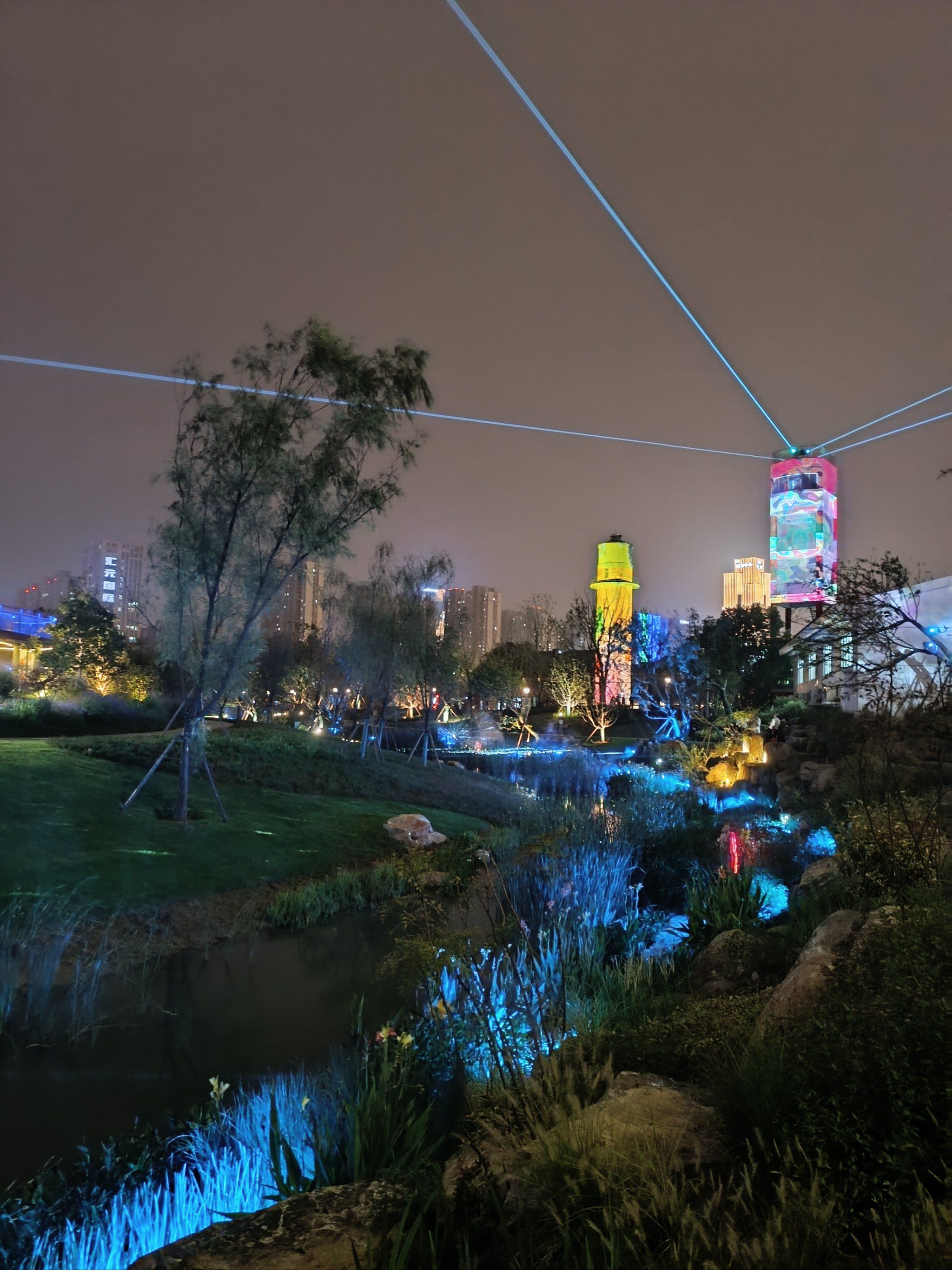 中央公园 夜景旖旎