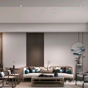 整个空间在布艺上还是以棉麻为主