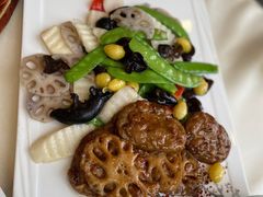 煎莲藕饼炒荷塘月色-清心鸡沙田乳鸽店·非遗传承(粤垦路店)