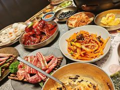 -草家酱蟹炭火烤肉店(珲春南路一店)